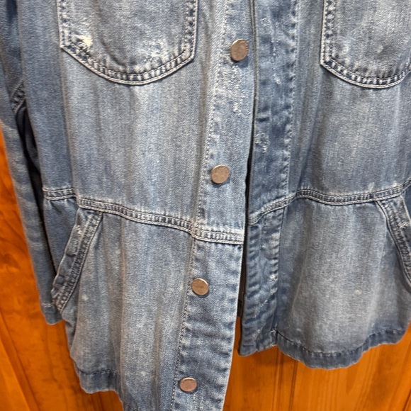 Women’s Democracy Distressed Denim Jacket - Picture 5 of 7